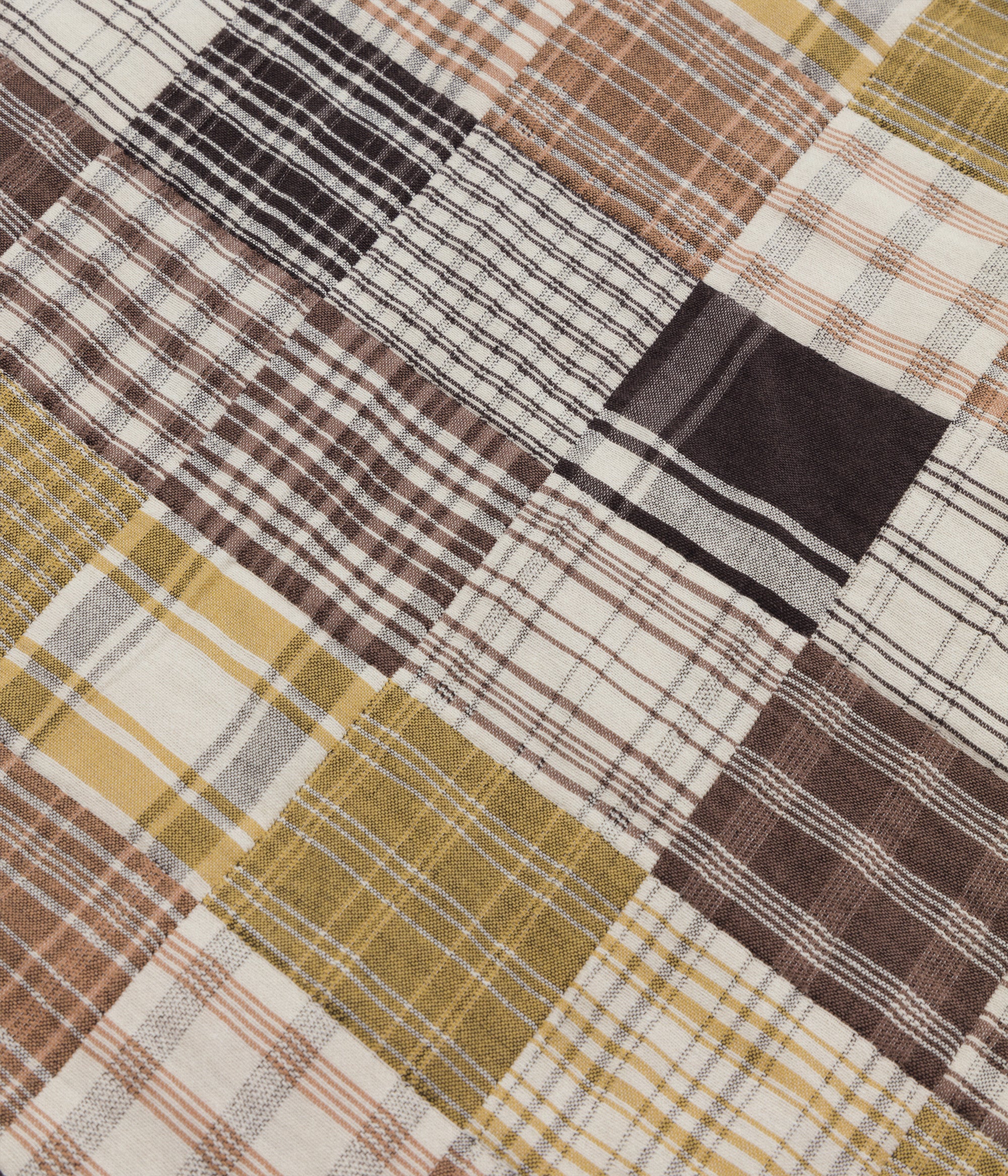 Quilt Patch Jacket, Brown