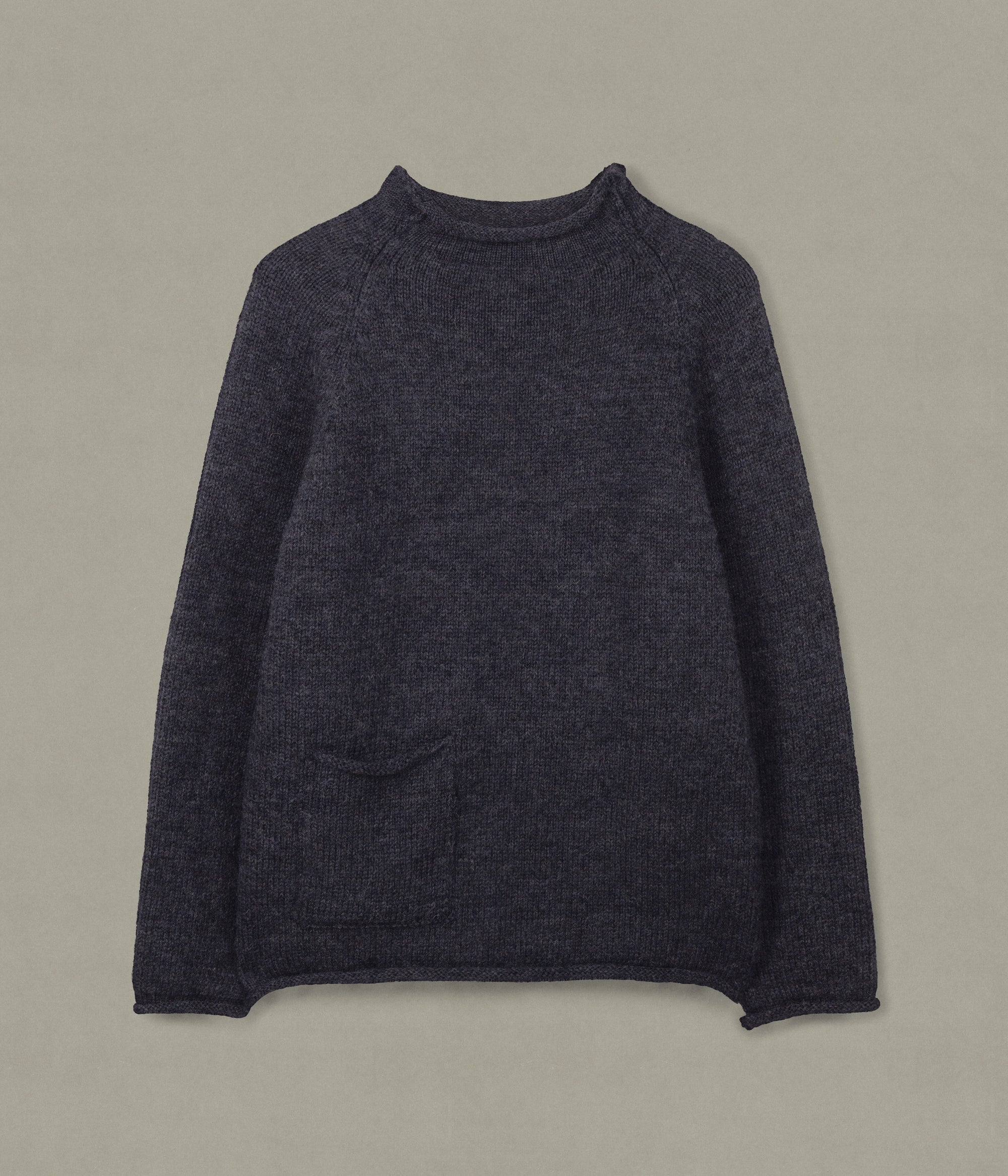 Fisherman Sweater, Charcoal