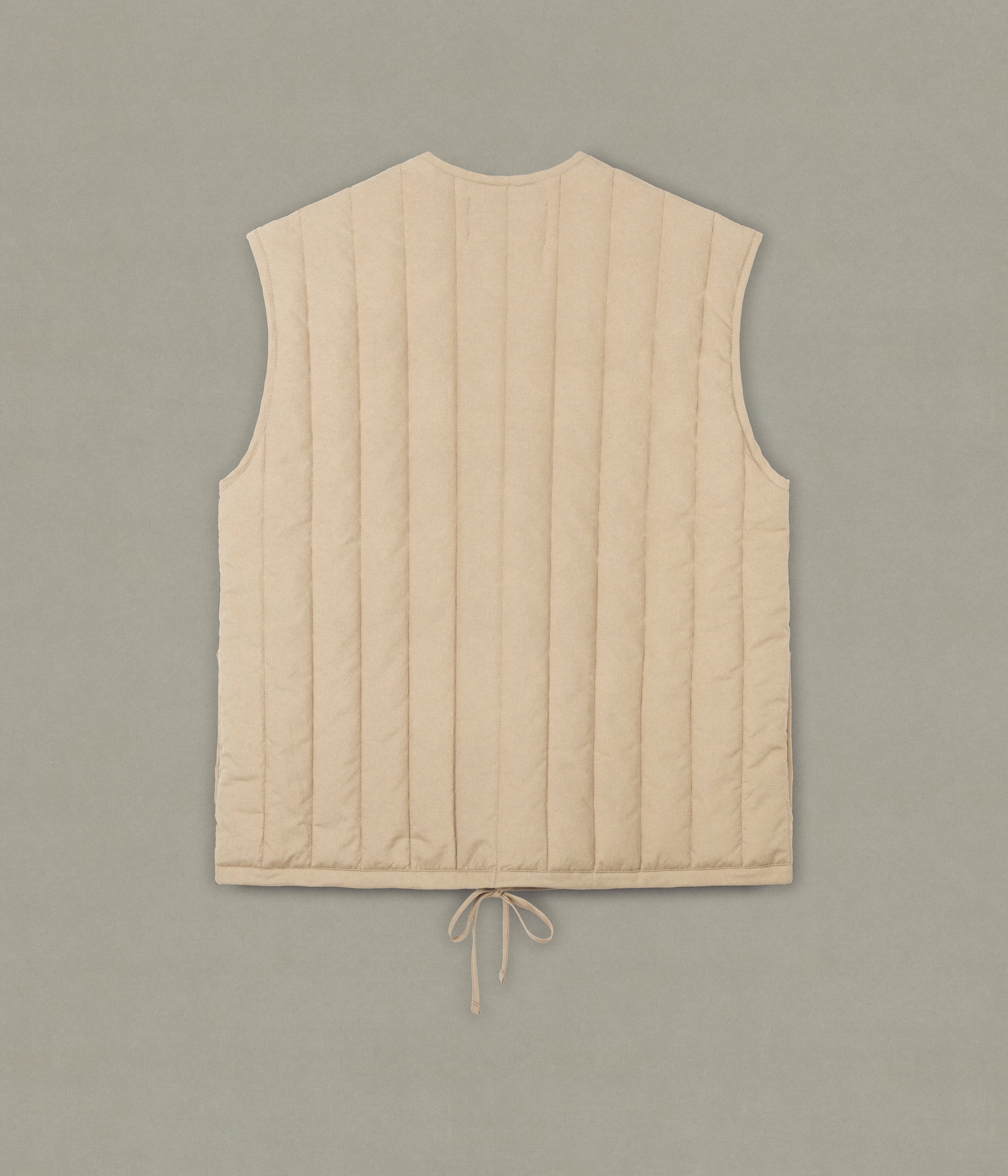 Quilt Gilet, Beige