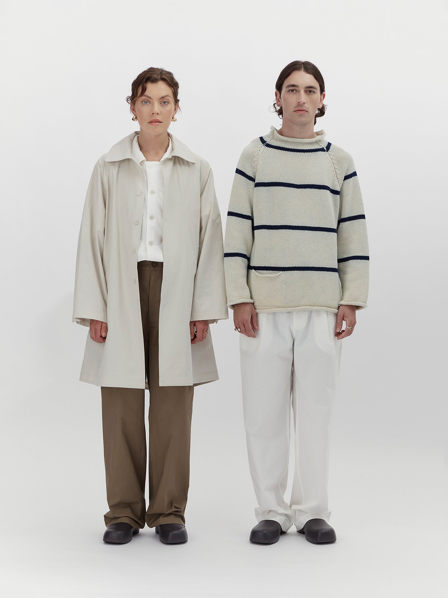 Typewriter Pant, White