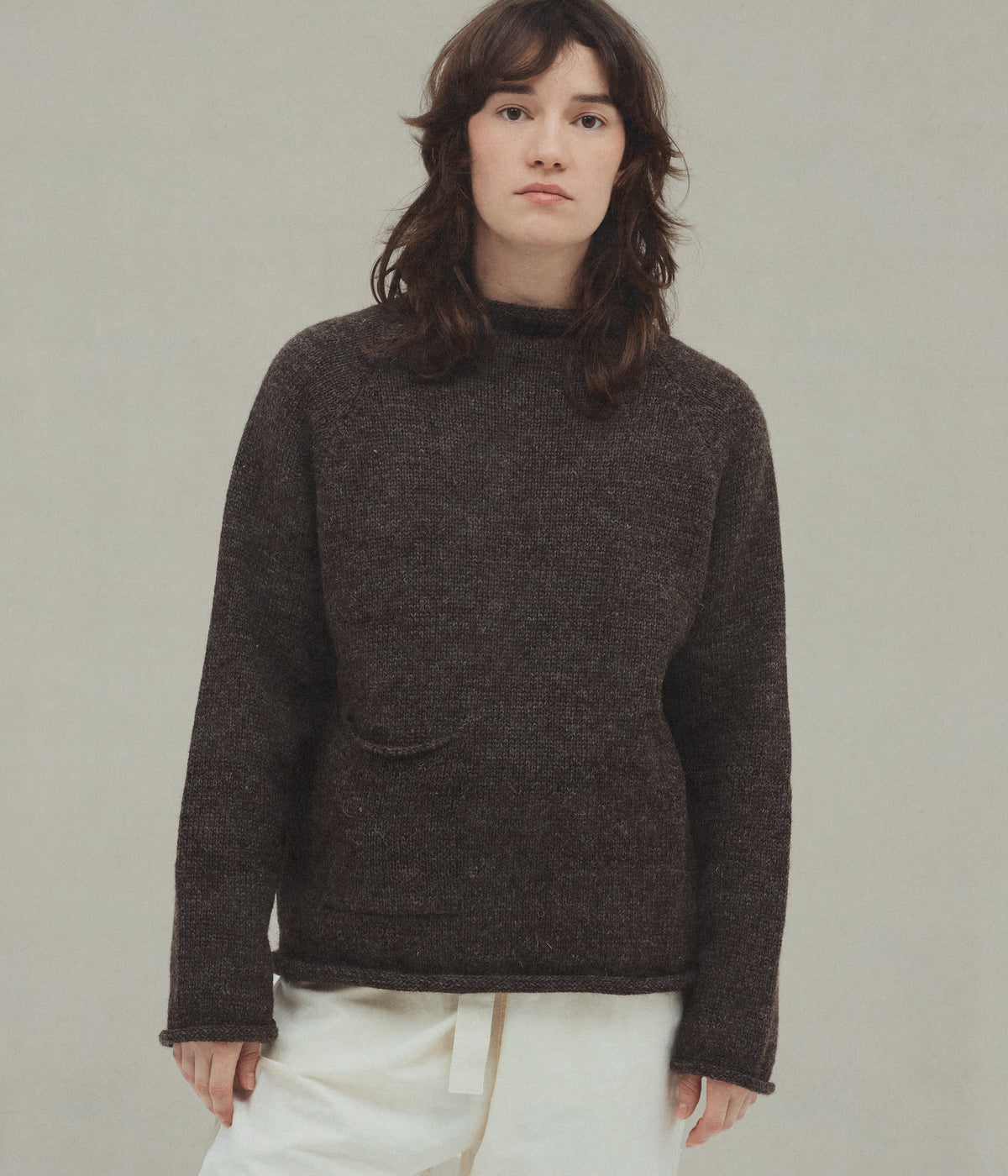 Fisherman Sweater, Brown – XENIA TELUNTS