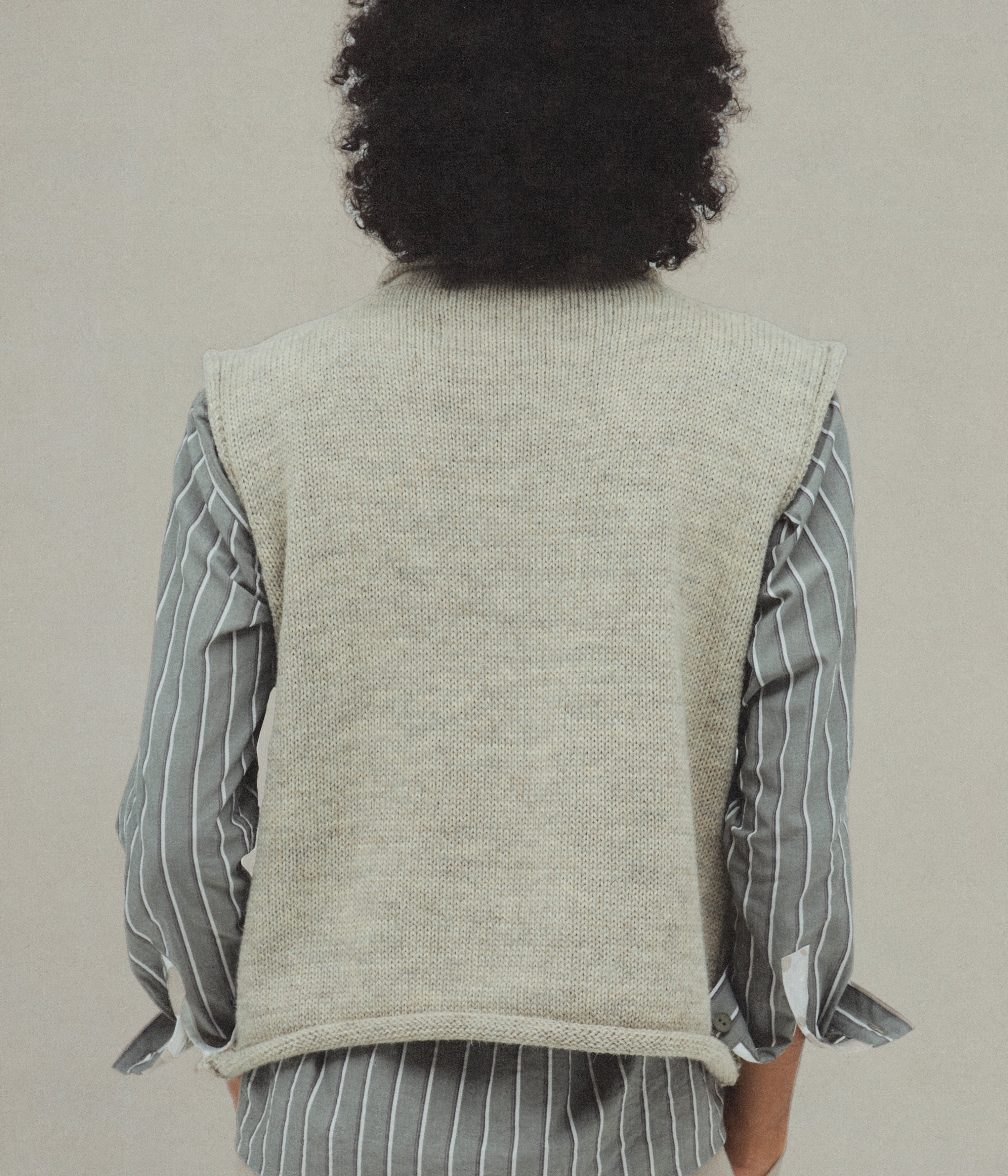 トップス archive GOOD ENOUGH Fisherman Knit Vest Fisherman Out of Ireland ~ Ladies V Neck Vest Slipover – The