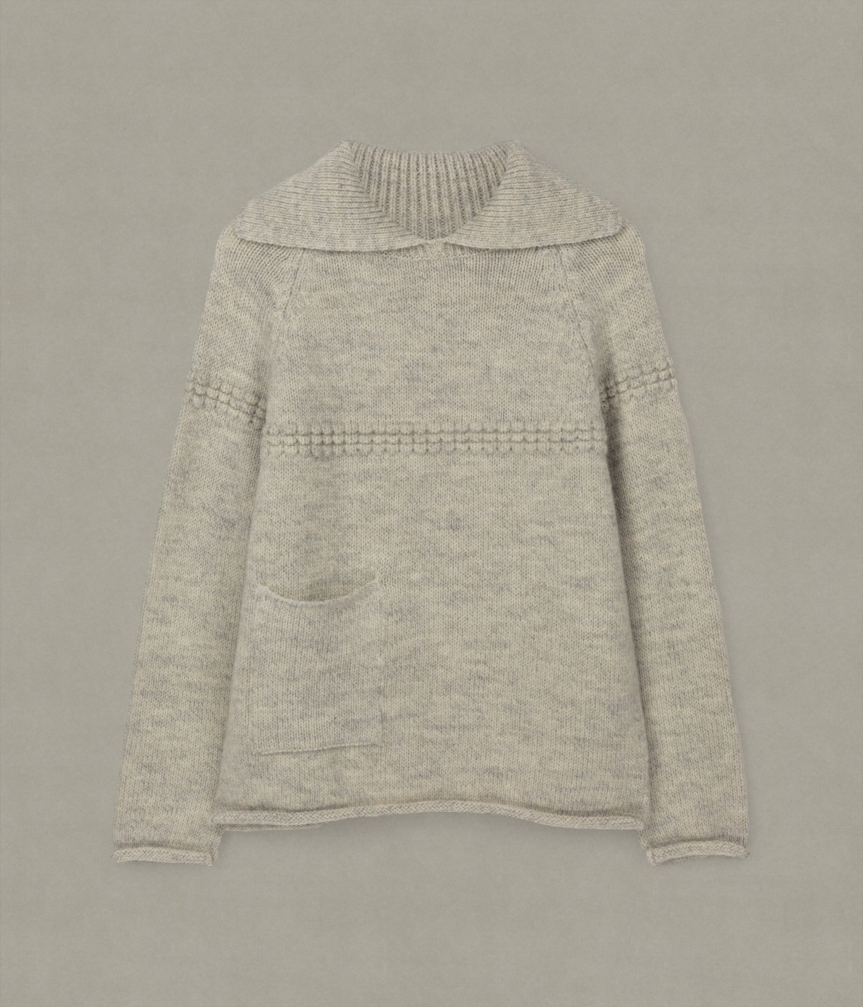 Sailor's Neck Sweater, Morning Mist