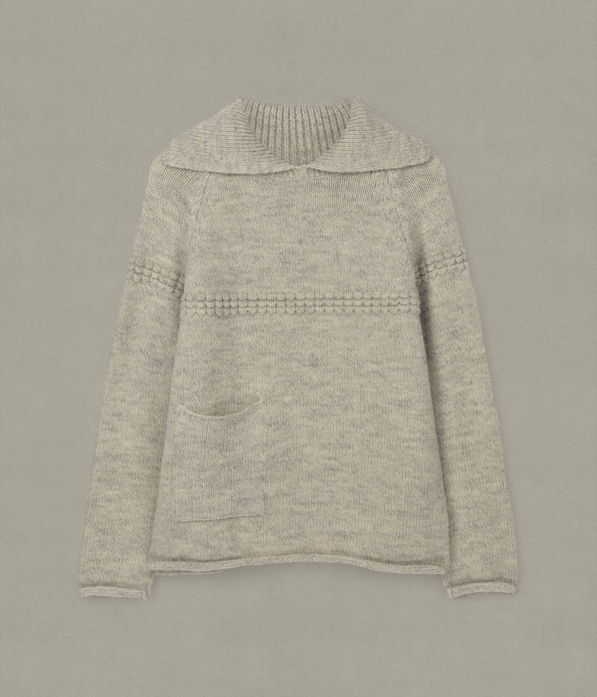 Sailor's Neck Sweater, Morning Mist