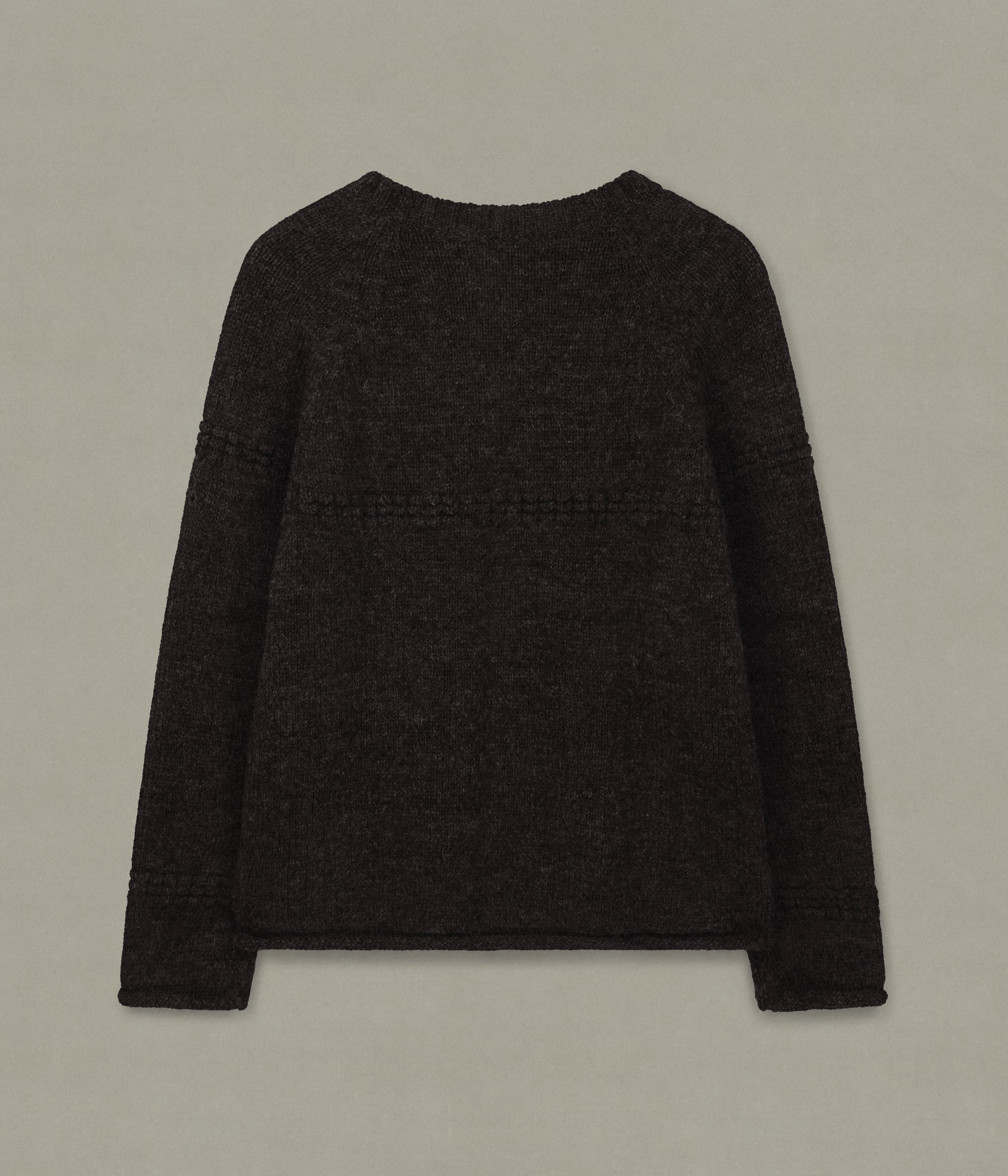 Draw String Sweater, Brown