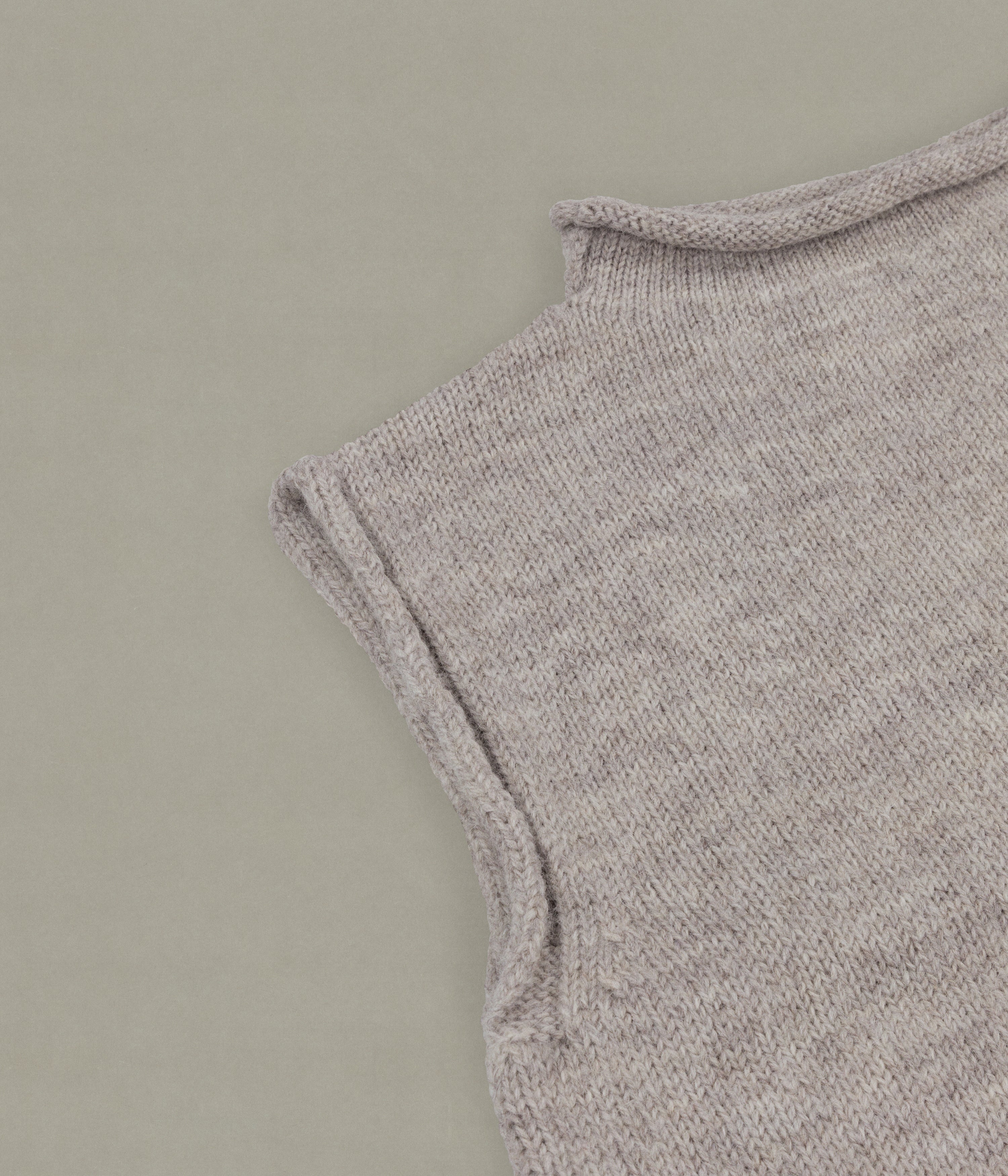 Fisherman Vest, Oatmeal – XENIA TELUNTS