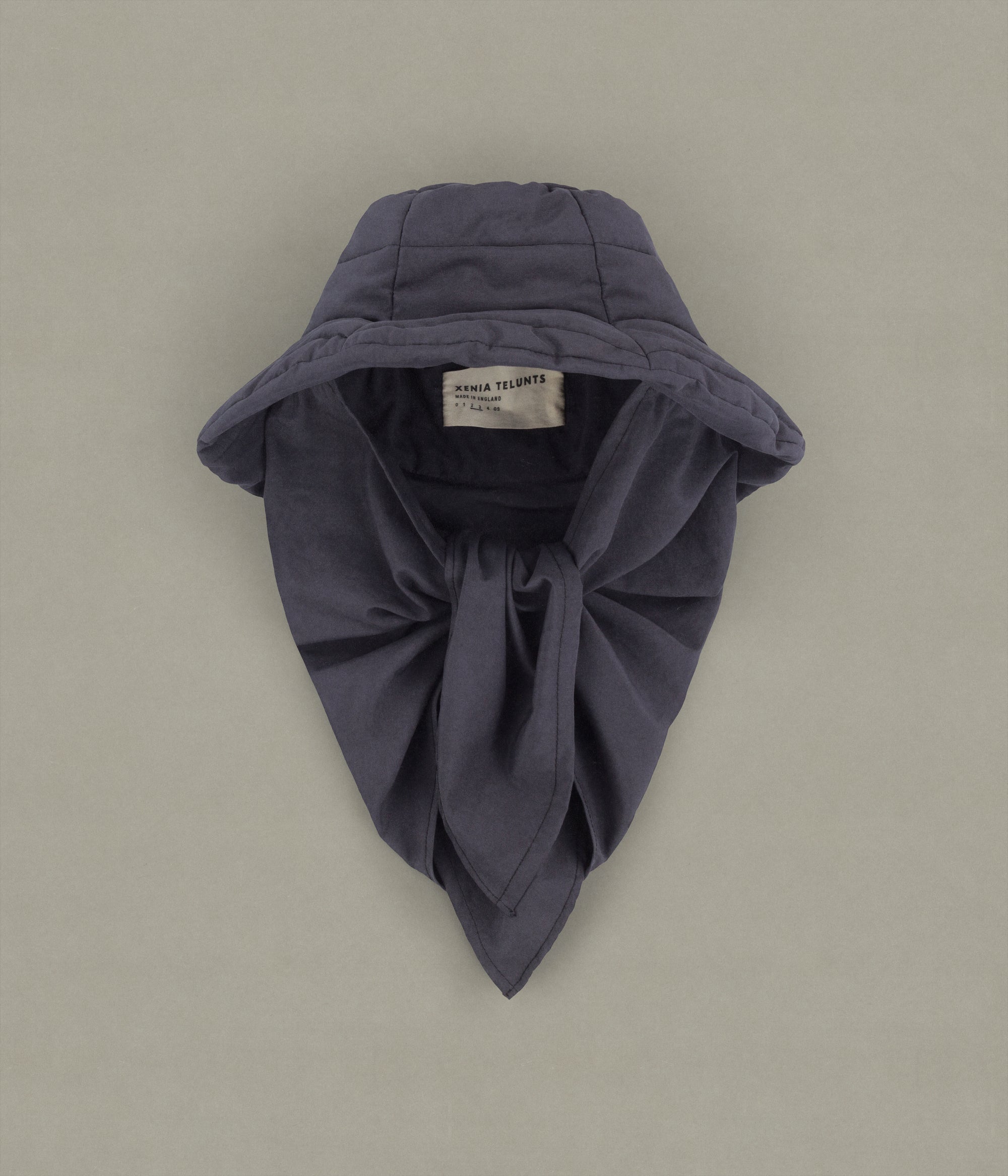 The Snug-Scarf Bucket Hat, Navy