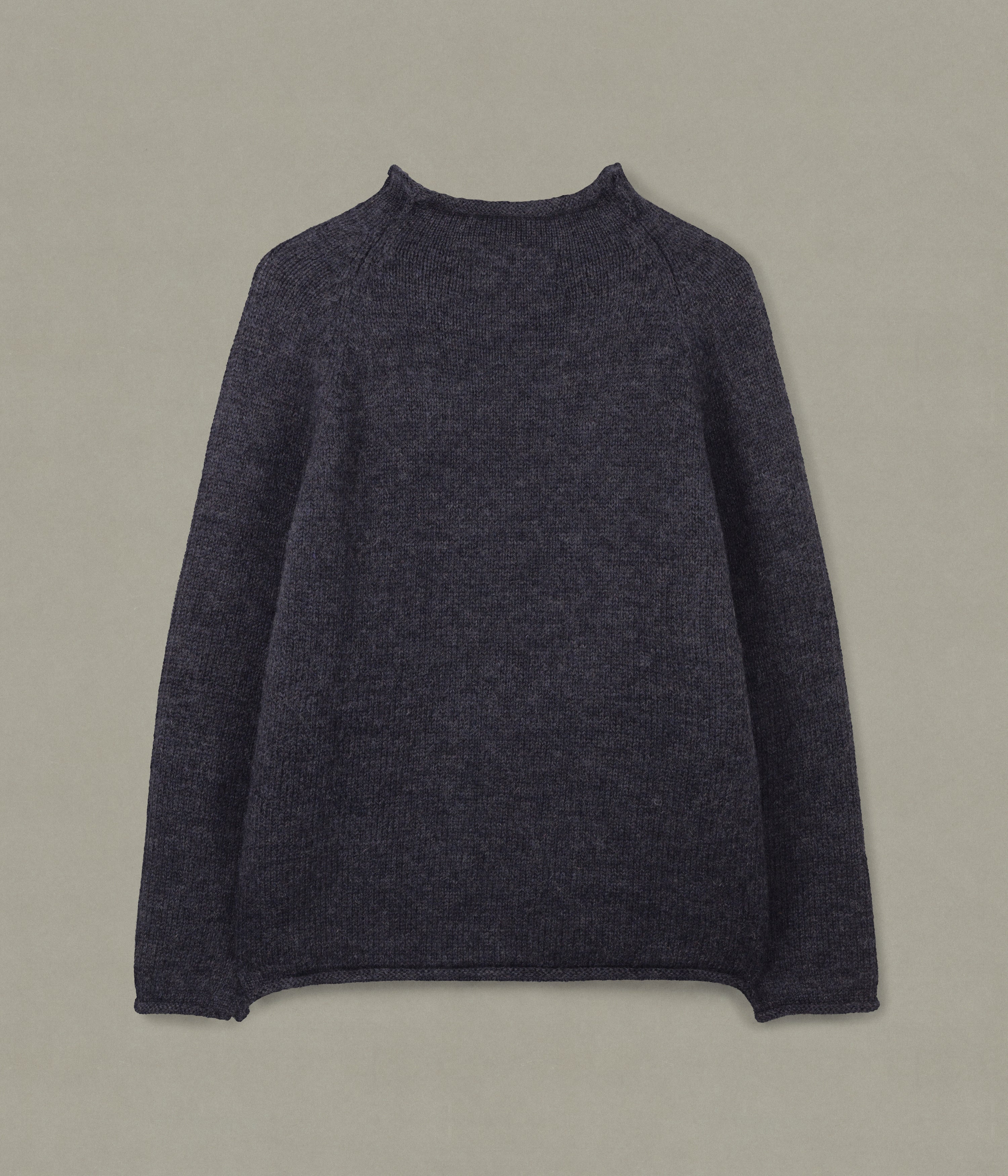 Fisherman Sweater, Charcoal – XENIA TELUNTS