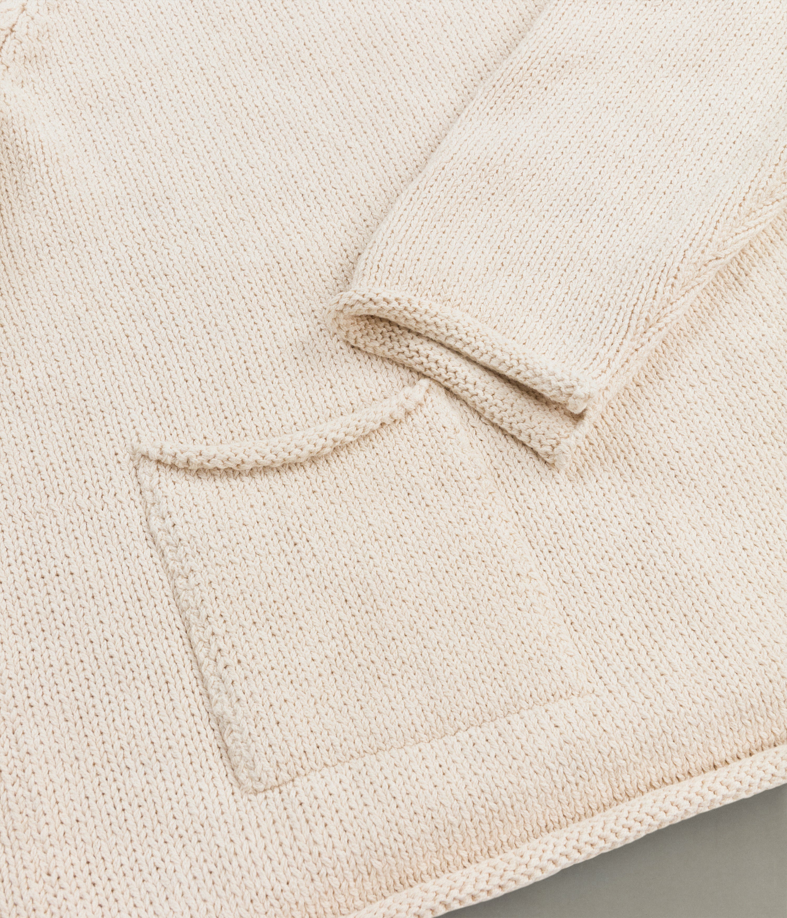 Cotton Fisherman Sweater, Undyed – XENIA TELUNTS