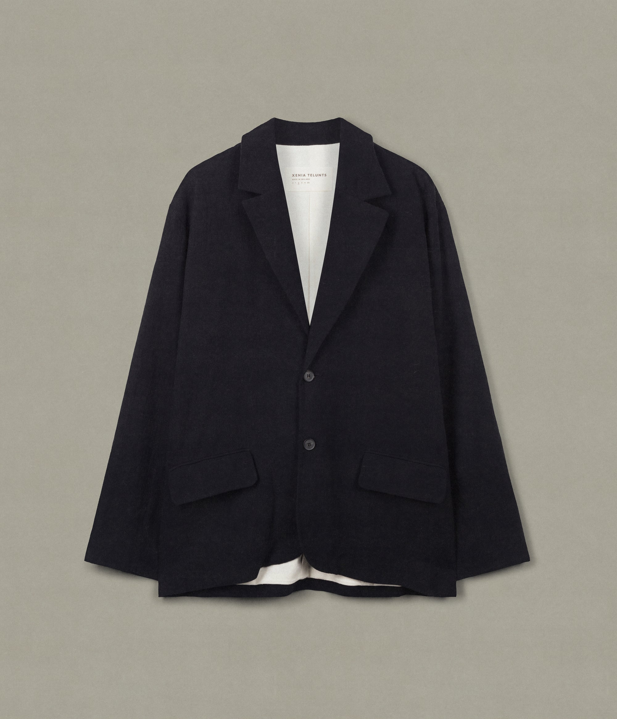Cotton Blazer, Black
