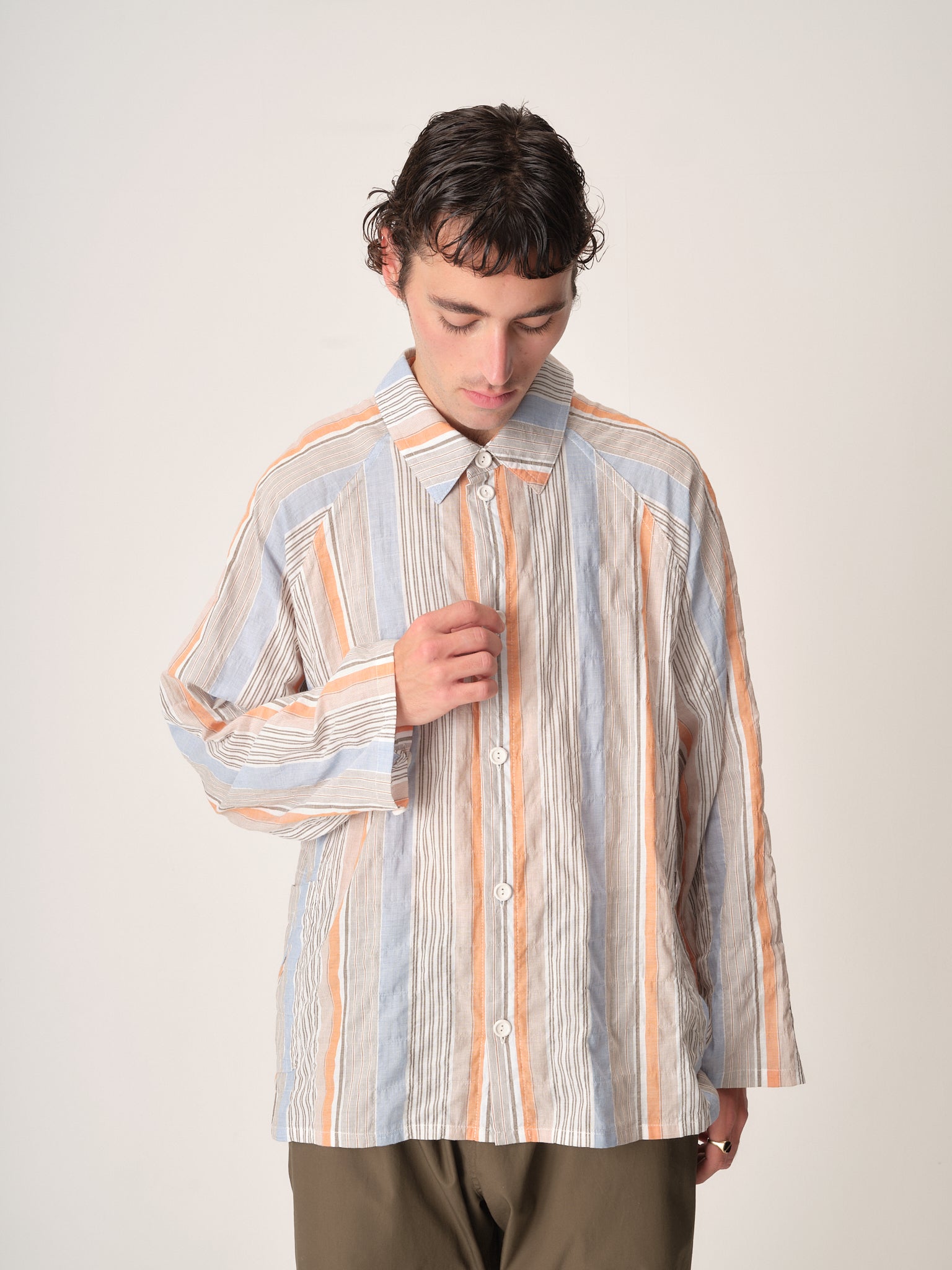 Field Shirt, Multi Stripe